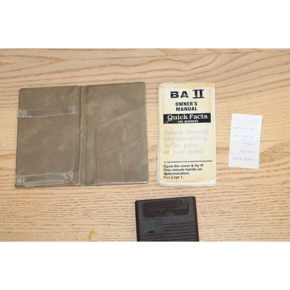 Texas Instruments TI BA-II Business | Vintage 1980s | WORKS - Picture 9 of 12